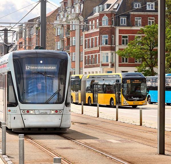 Letbanen og busserne i Aarhusregionen